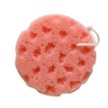 bath form colorful round seaweed bath sponge